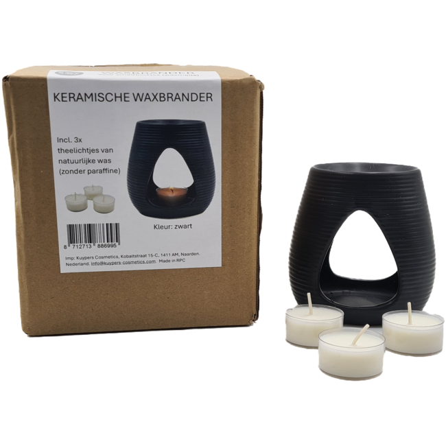Quemador Soylites para ceras aromáticas, incluye 3 velas de té, 1 Unidad