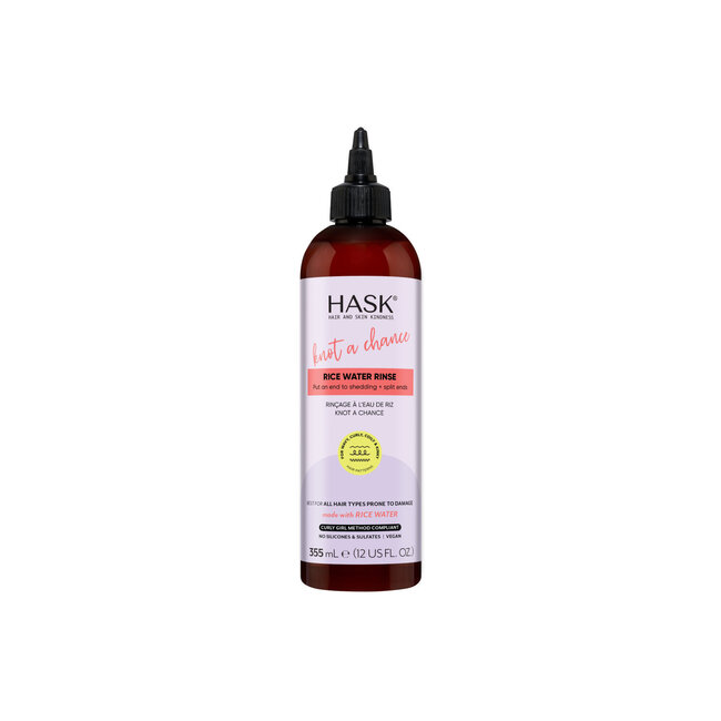 HASK Knot a Chance płukanka z wodą ryżową 355 ml