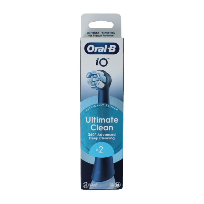 Brossettes de rechange Ultimate Clean noir 2 pièces