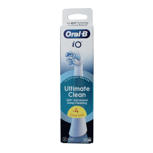 Oral B Opzetborstels ultimate clean 4 Stuks