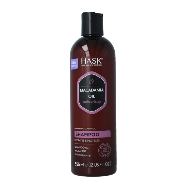 HASK Shampooing hydratant à l'huile de macadamia 355 ml