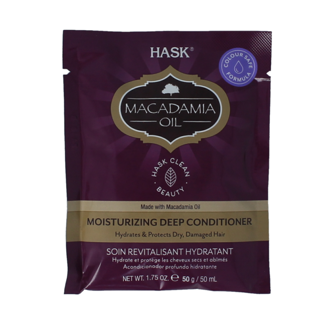 HASK Conditioner moist deep macadamia oil 50 Milliliter