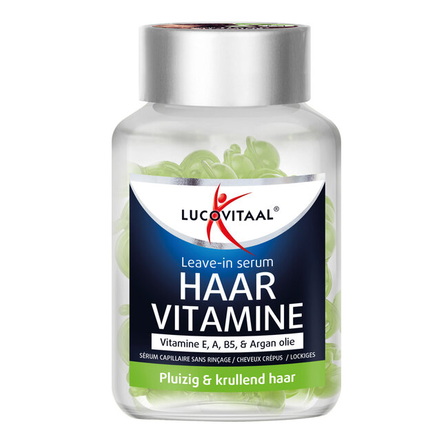Lucovitaal Haar vitamine pluizig & krullend haar 25 Capsules