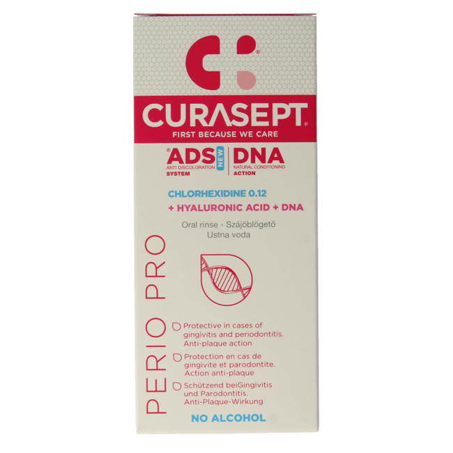 Colutorio Curasept ADS DNA Perio Pro CHX 0,12% + HA 200 ml