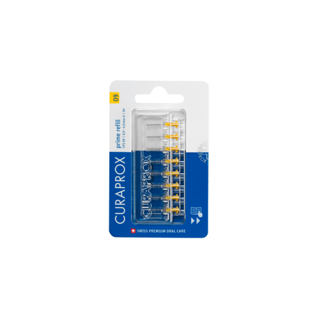 Curaprox CPS 09 prime refill interdental brushes 8x 1 Set
