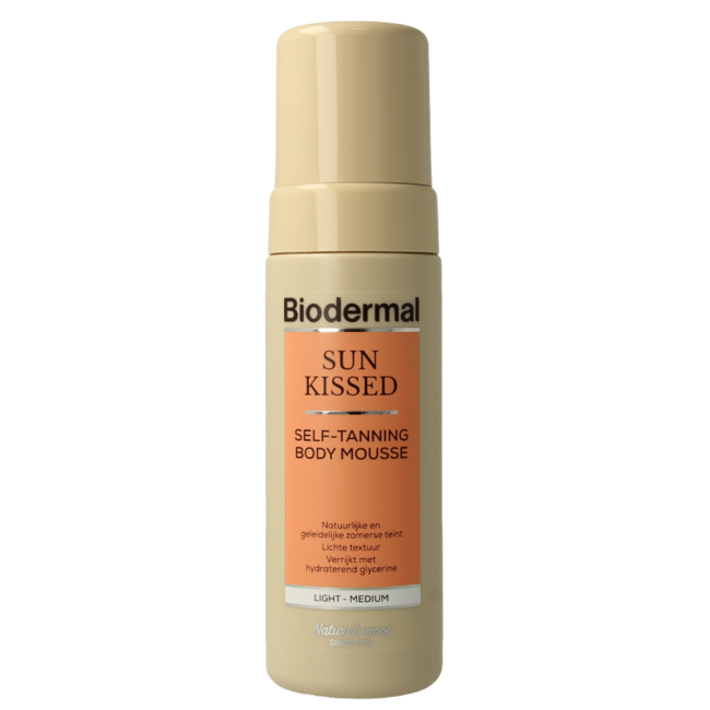 Biodermal Sunkissed self tanning body mousse 200 Milliliter