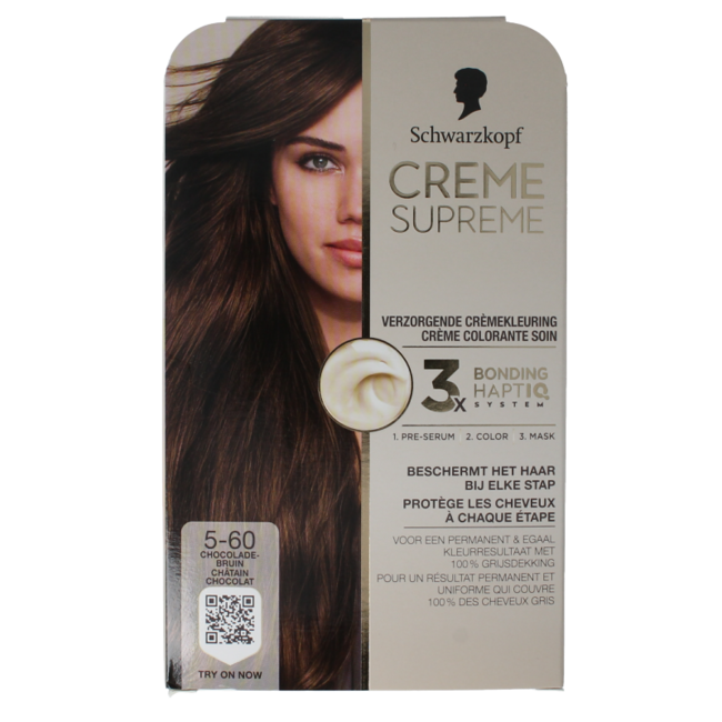 Schwarzkopf Crème Supreme 5-60 Brun 1 Pièce