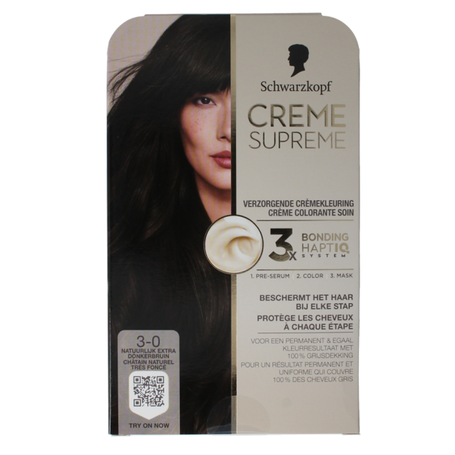 Schwarzkopf Crème Supreme 3-0 Castano Scuro 1 Pezzo
