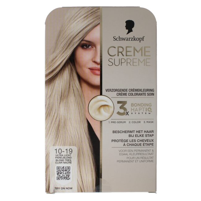 Schwarzkopf Creme Supreme 10-19 Light Blonde 1 Pack