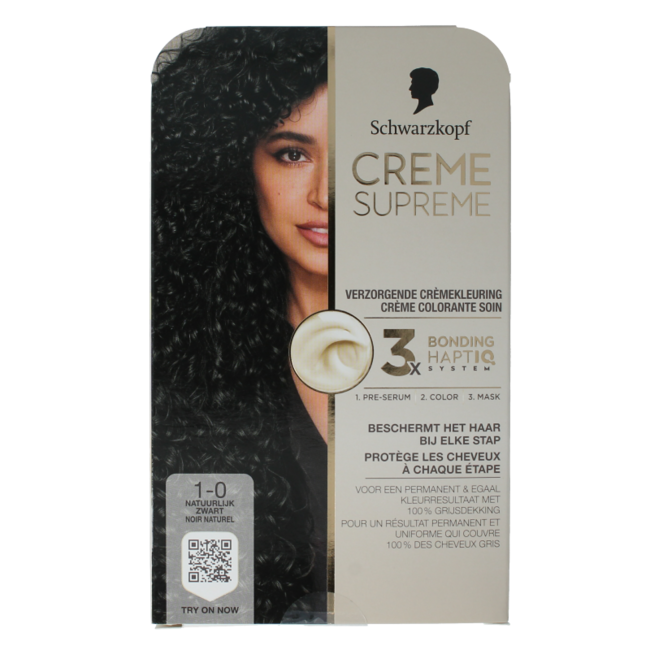 Schwarzkopf Creme Supreme 1-0 Nero 1 Pezzo