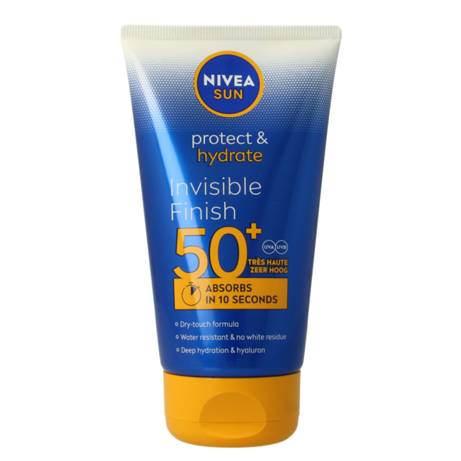 Nivea Sun Protect & Hydrate Toque Invisible SPF50 150 Mililitros