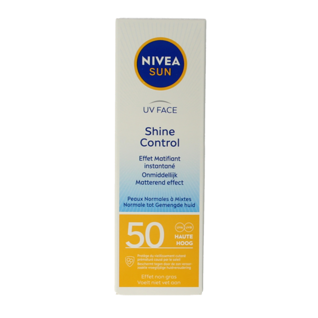 Nivea Sun UV Face Shine Control SPF50 50 ml
