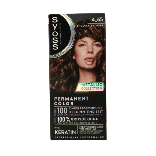 Syoss Metallics 4-65 Schokoladen-Kupfer 1 Set