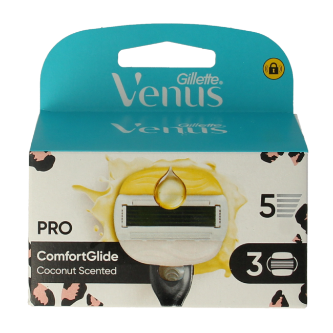 Ostrza Gillette Venus Comfortglide Coconut Leopard, 3 sztuki
