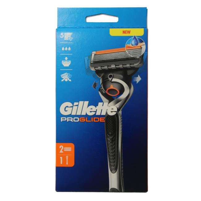 Maquinilla de Afeitar Manual Gillette Proglide (2 Unidades)
