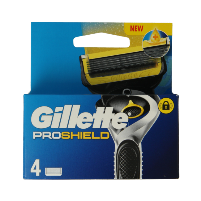 Gillette ProShield amarillos, 4 unidades