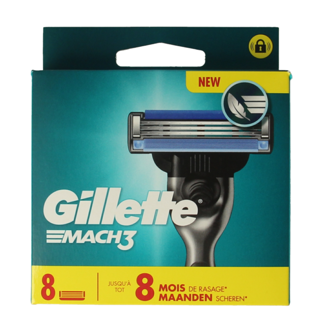 Lames Gillette Mach3, lot de 8