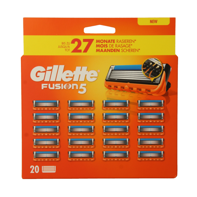 Gillette Fusion manual blades 20 pack
