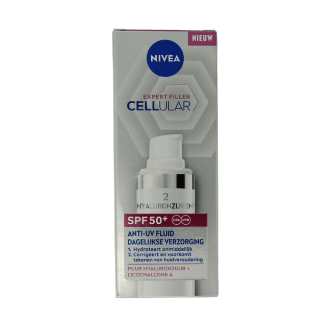 Nivea Hyaluron cellular expert filler fluido de día SPF50 30 Mililitros