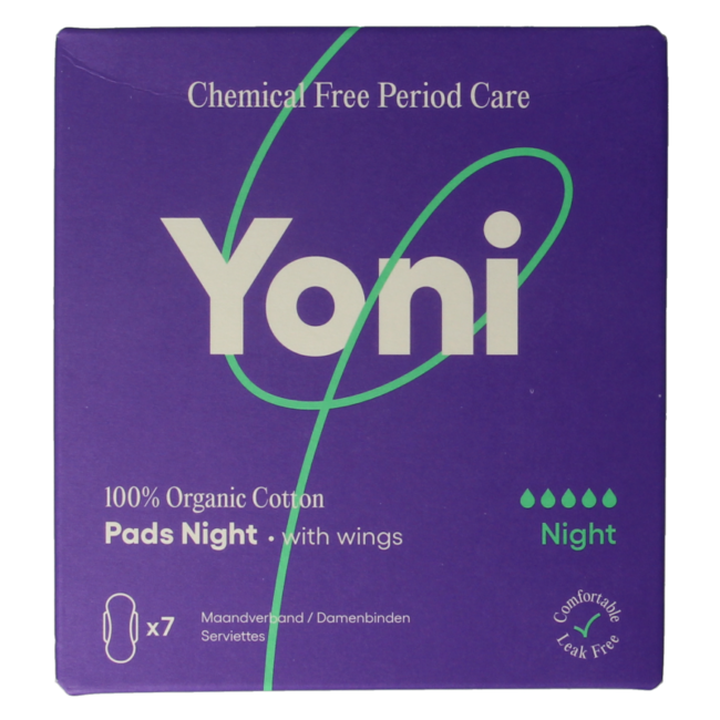 Podpaski nocne Yoni 7 sztuk
