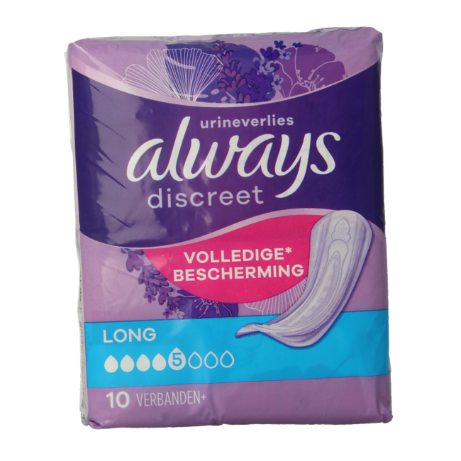 Always Discreet verband long 10 Stuks