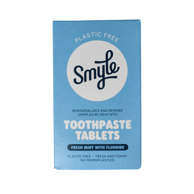 Smyle Pastilles de dentifrice avec fluor recharge 65 pièces