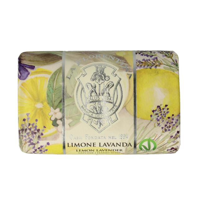 Jabón La Florentina de limón y lavanda, 200 gramos