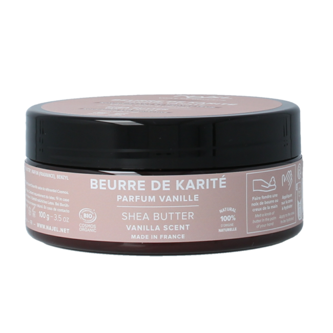 Beurre de karité Najel Aleppo vanille 100 g