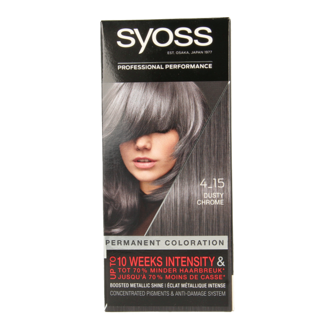 Tinta per capelli Syoss Color 4-15 Dusty Chrome 1 Set