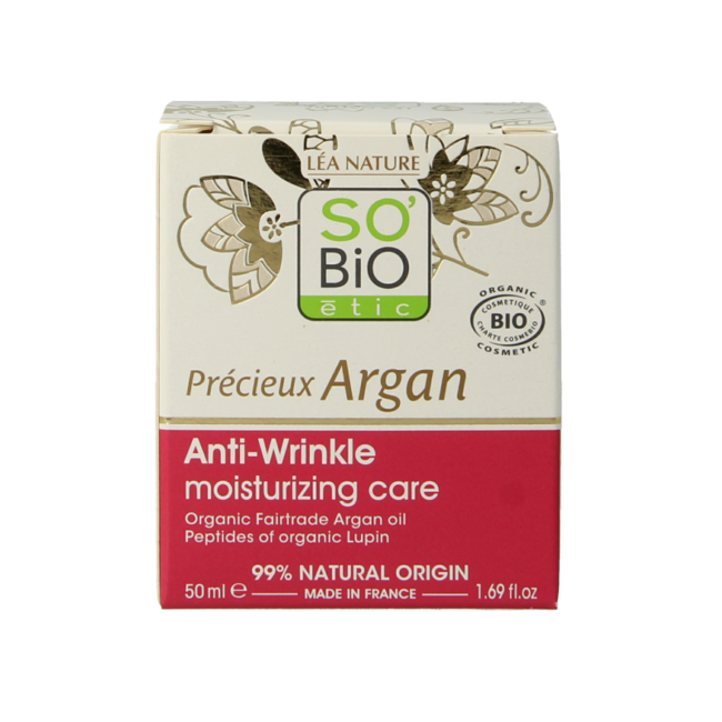 So Bio Etic Crema de Día Hidratante Antiarrugas 50 Mililitros