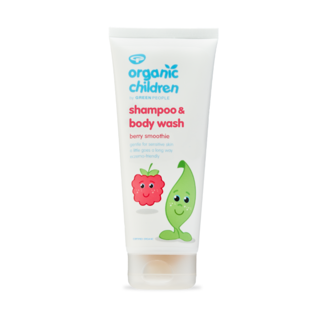 Green People Organiczny szampon dla dzieci Berry Smoothie 200 Mililitrów