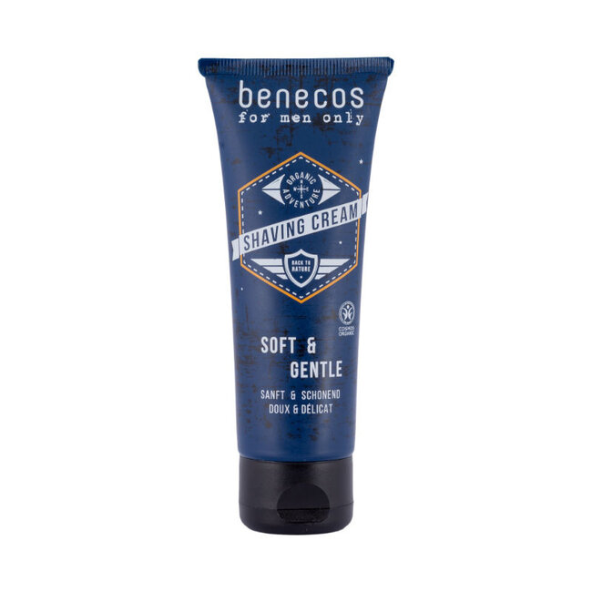 Benecos natural beauty Natural for men only wegański krem do golenia 75 Mililitrów