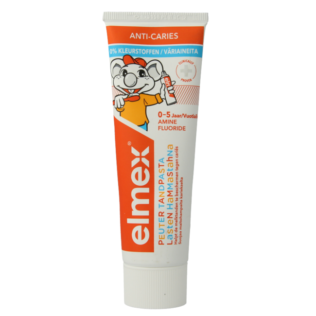 Tandpasta peuter 0-5 jaar 75 Milliliter