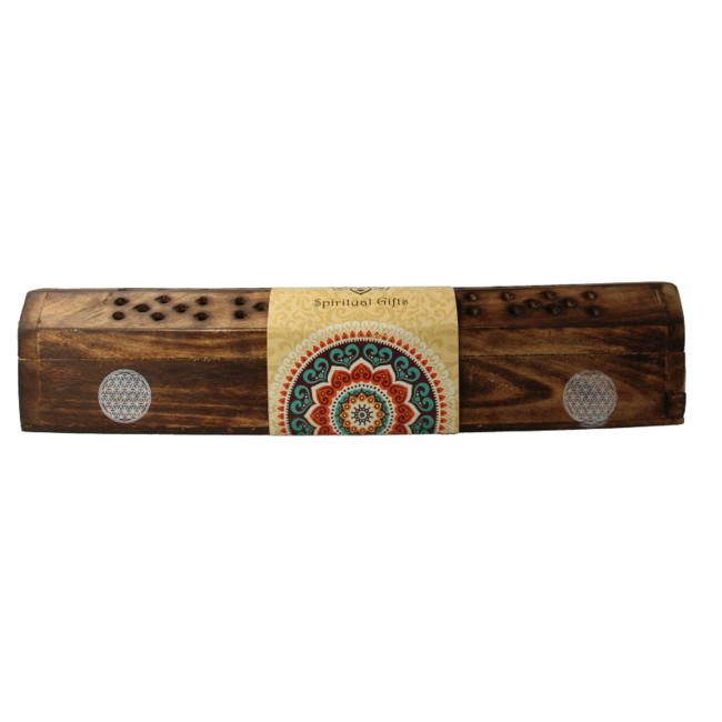 Caja para incienso Flor de la Vida, 1 unidad