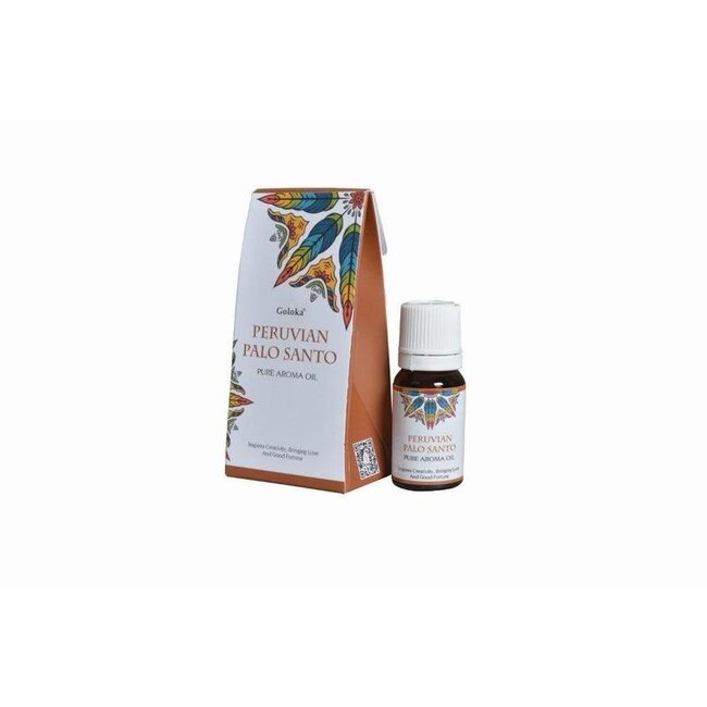 Aceite aromático puro de Palo Santo Peruano 10 Mililitros