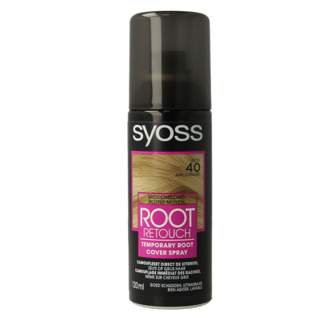 Syoss Spray maskujący odrosty średni blond 120 mililitrów