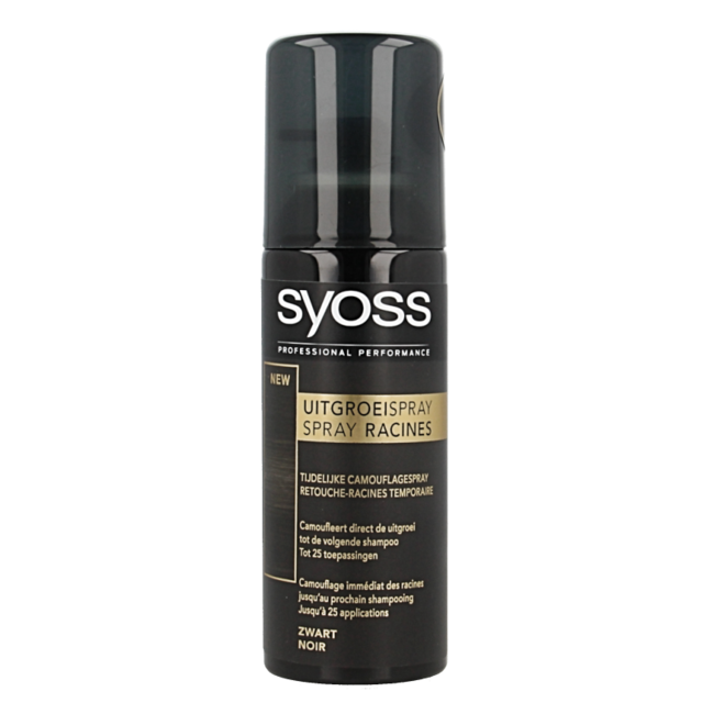 Syoss Uitgroeispray zwart  120 Milliliter