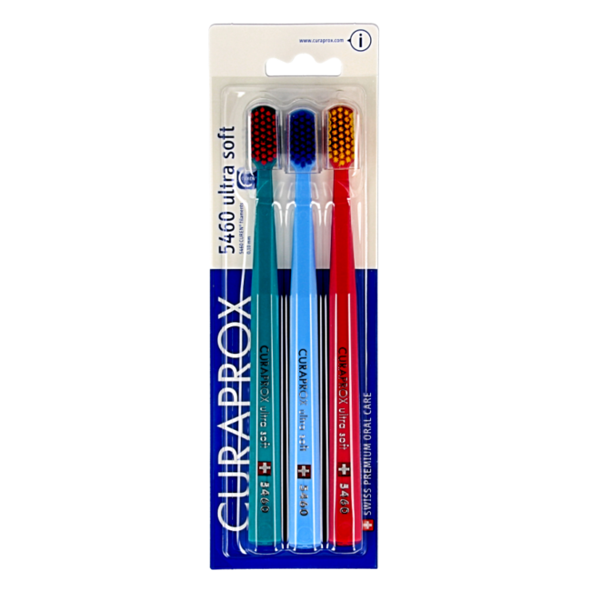 Spazzolino da denti ultra morbido, 3 pezzi