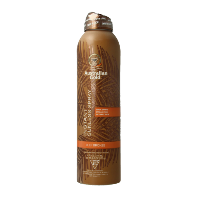 Australian Gold Spray Autoabbronzante Istantaneo 177 Millilitri
