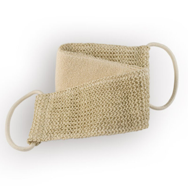 Naturae Donum Sangle de gommage double face sisal coton 1 pièce