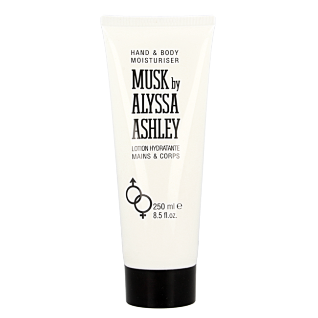 Loción para manos y cuerpo Alyssa Ashley Musk en tubo de 250 ml