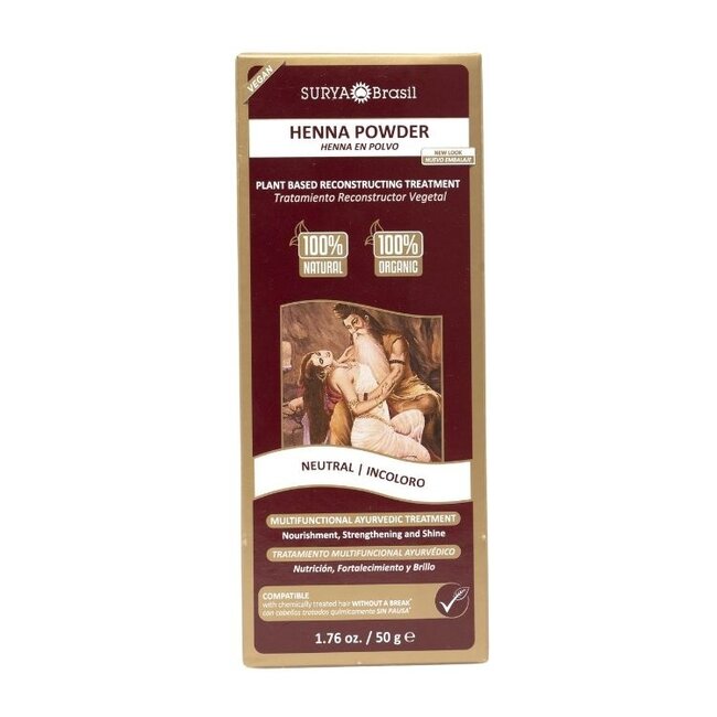 Surya Brasil Poudre de Henné Neutre 50 g