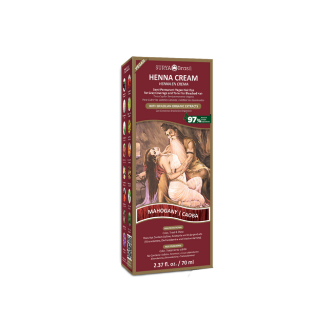 Surya Brasil Henna Haarfarbcreme Mahagoni 70 Milliliter