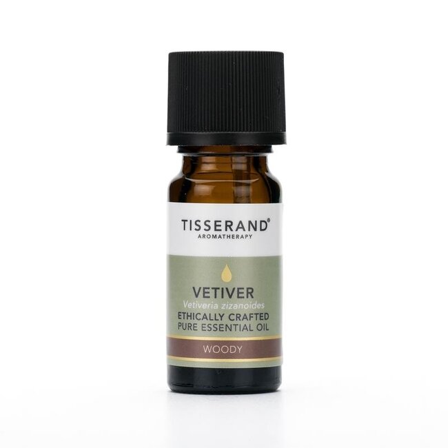 Tisserand Vetiver (Vetiveria zizanoides) Ätherisches Öl 9 Milliliter