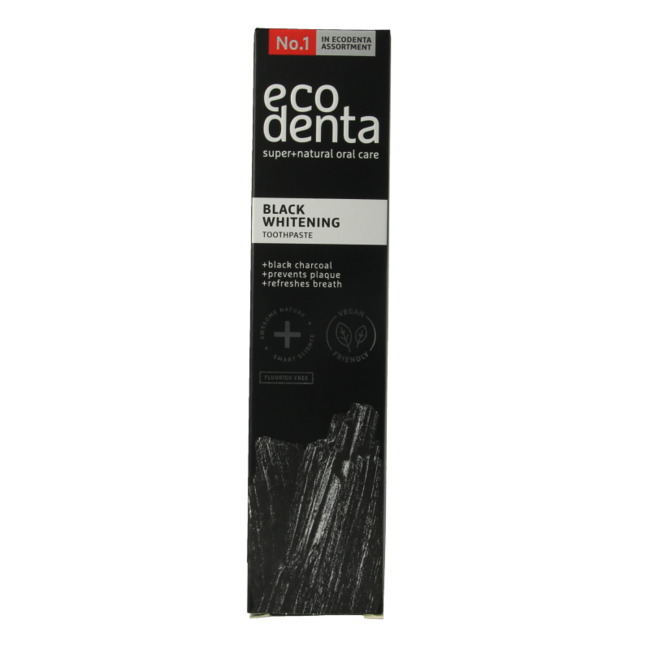 Tandpasta whitening houtskool extra black 100 Milliliter