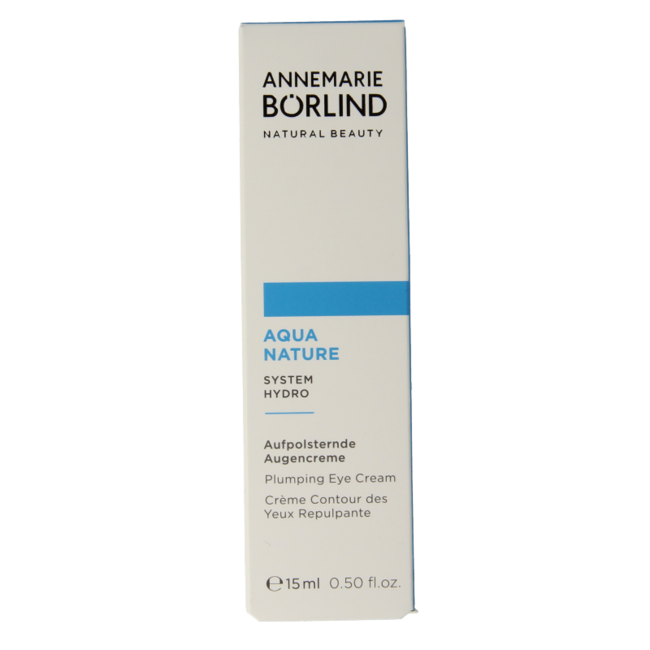 Borlind Aquanature trattamento occhi acido ialuronico 15 Millilitri