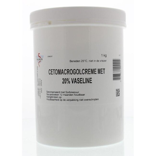 Fagron Krem cetomakrogolowy 20% z wazeliną 1 Kilogram