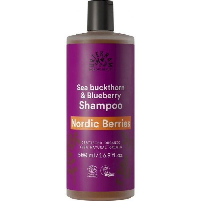 Urtekram Champú de bayas nórdicas para cabello normal 500 ml