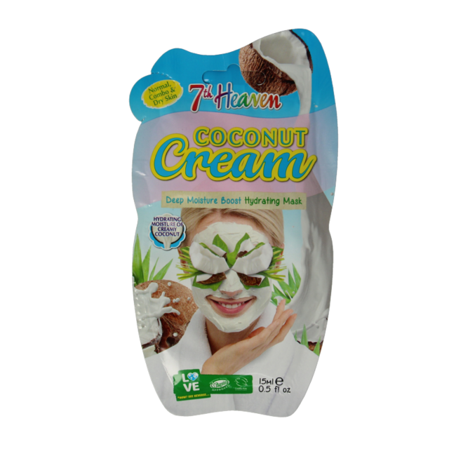 Montagne 7th Heaven masque visage Creamy Coconut 15 ml