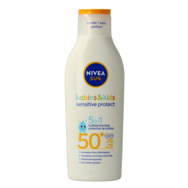 Nivea Sun Kids Protect & Sensitive Lait Solaire SPF50+ 200 ml